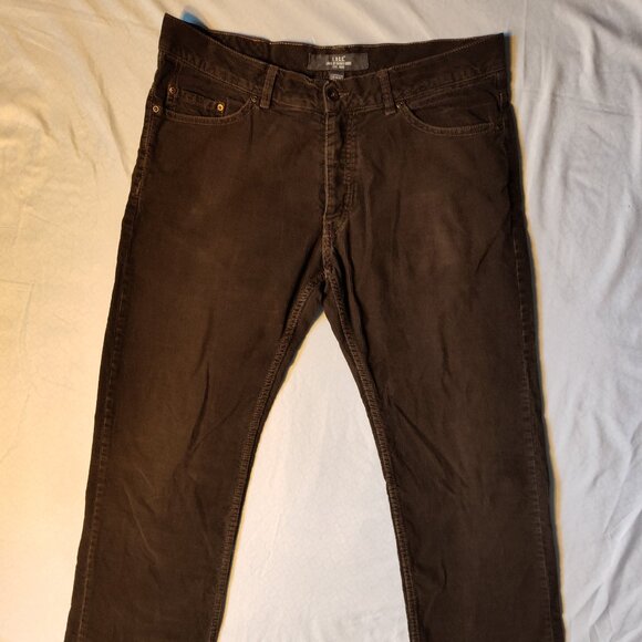 H&M dark brown corduroy jeans - Picture 1 of 7